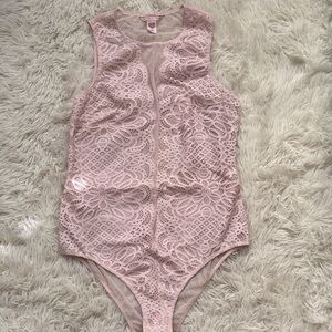 Victoria's Secret Light Pink Lace Top